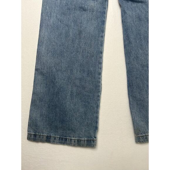 S.O.N.G. Carpenter Street Jeans Size 7/28 light wash wide leg - Picture 6 of 9
